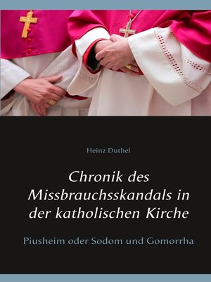 cover image of Chronik des Missbrauchsskandals in der katholischen Kirche